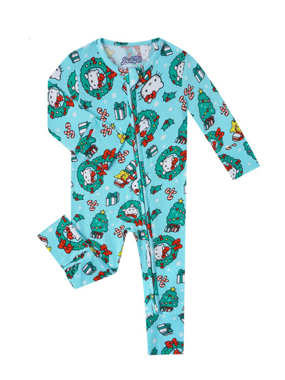 PoshTOT Hello Kitty Wreath Romper: 6-12M