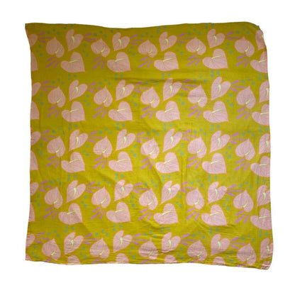 Muslin Swaddle Blanket - Anthurium Dreams