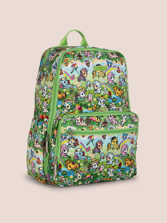 Tokidoki Zealous Diaper Bag Backpack - Meadow Blooms