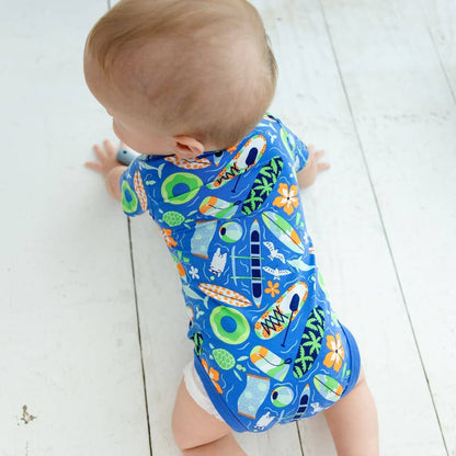 Beach Day Bamboo Onesie: 0-6M