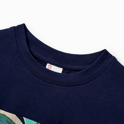 Leaf Dress: Blue: 3-4 Years