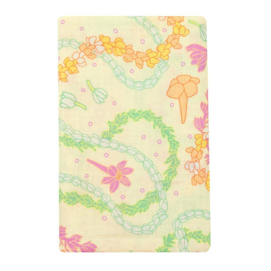 Lei Day in Sand Muslin Baby Swaddle Blanket