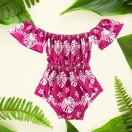 Magenta Kanani Off the Shoulder Onesie