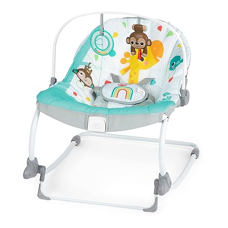 New Bright Starts Wild Vibes Infant to Toddler Rocker