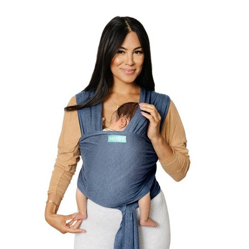Moby Wrap Baby Carrier, Denim