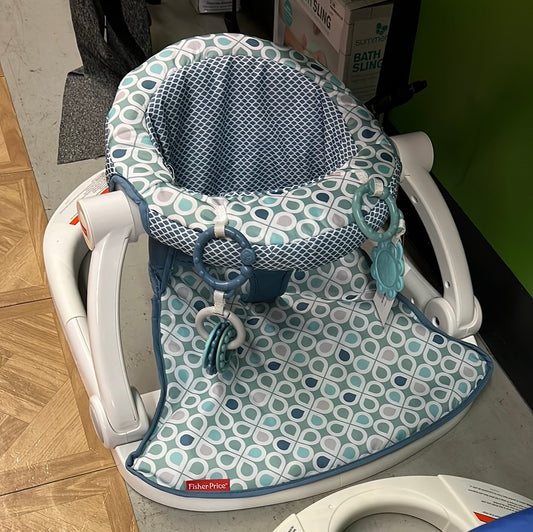 Fisher Price Sit Me Up, Teal/White