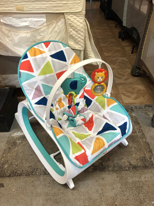 Fisher Price Infant to Toddler Rocker, Geo Triangle