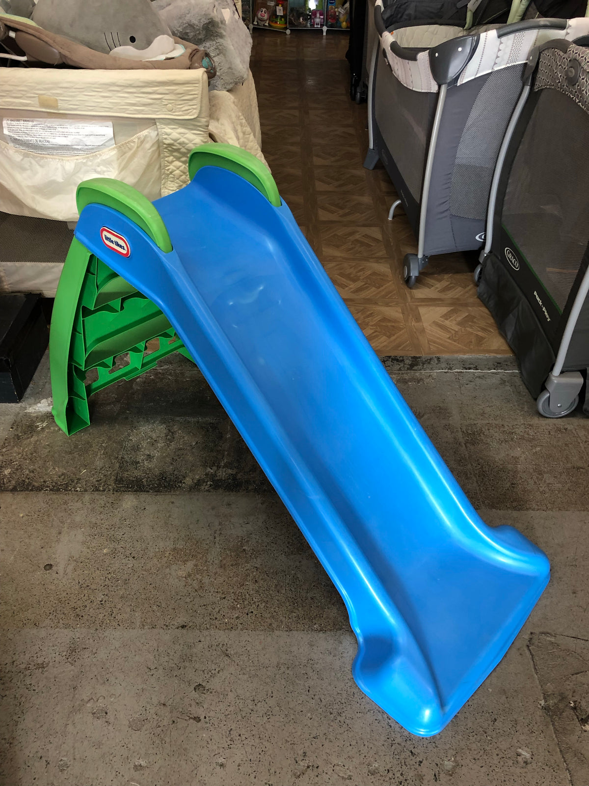 Little Tikes Slide, Grn/Blue
