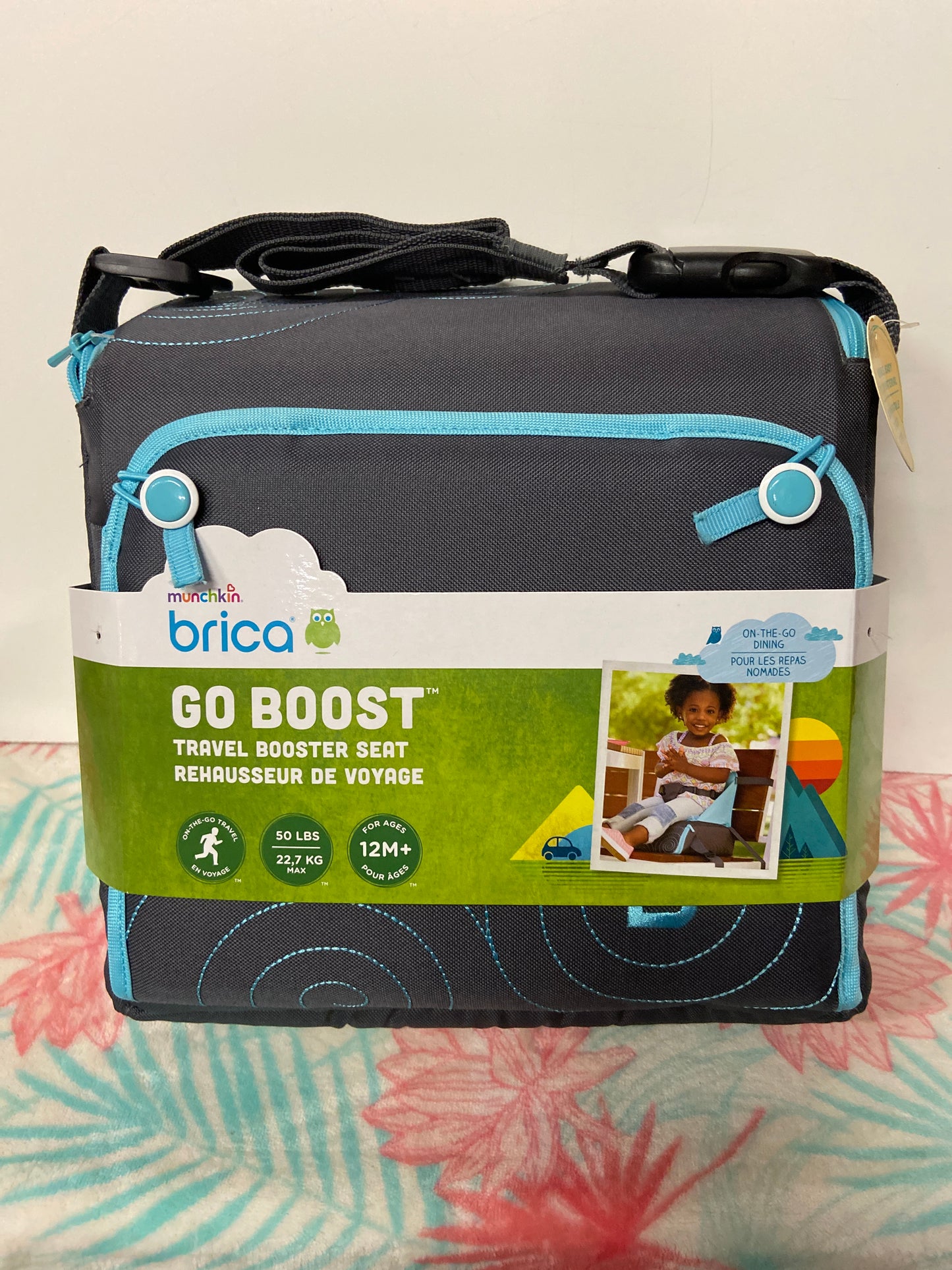 New Brica Go Boost Travel Booster Seat